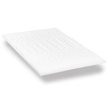 Surmatelas en mousse froide CloudComfort Cool 200 x 200 cm H2/H3, hauteur 7 cm, degré de fermeté H2/H3, surmatelas 7 zones avec face été et hiver