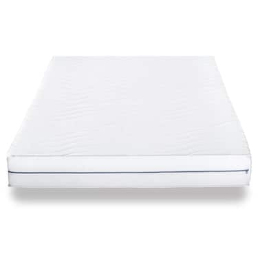 Matelas ergonomique 140x200 cm 7 zones Supportho Premium, hauteur 18 cm, degré de fermeté H2/H3 + CloudComfort Basic set de lit microfibre 135 x 200 cm + 80 x 80 cm