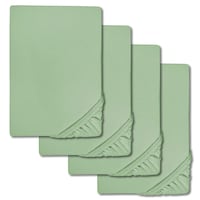Mikrokiust interlock trikotaaž roheline 90 x 190 - 100 x 200 cm 180 x 200 - 200 x 200 cm 4 tk pakendis.