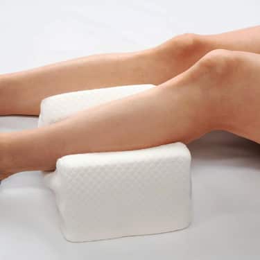 Coussin pour genoux ergonomique pour dormeurs latéraux 24 x 20 x 15 cm avec housse Cooling Effect