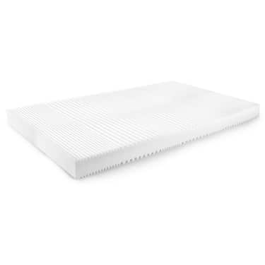 Matelas ergonomique 140x200 cm 7 zones Supportho Premium, hauteur 18 cm, degré de fermeté H2/H3 + CloudComfort Basic set de lit microfibre 135 x 200 cm + 80 x 80 cm