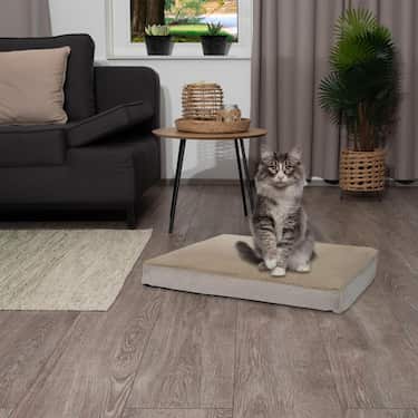 120 x 80 x 11 cm Tapis pour chiens en flocons de gel taille XL avec couverture amovible