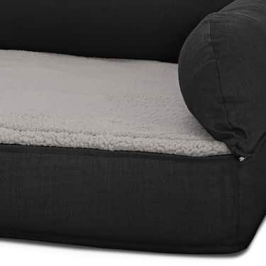 100 x 70 x 27 cm Lit orthopédique pour chien avec dossier taille M