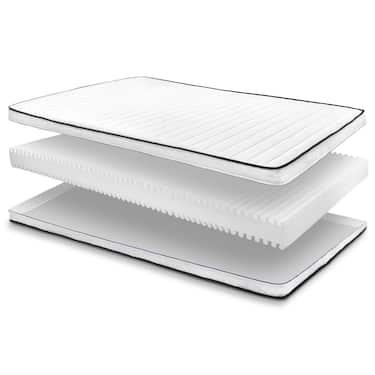 Supportho Basic komfort habszivacs matrac 140 x 200 cm, magasság 16 cm, keménységi szint H2/H3
