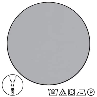 Sleezzz® Renforcé réversible gris clair/blanc 135 x 200 + 80 x 80 cm