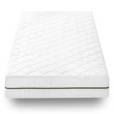 Matelas à ressorts ensachés 7 zones Sleezzz Smart 90 x 200 cm, hauteur 21 cm, degré de fermeté H2/H3 + CloudComfort Basic set de lit en microfibre 135 x 200 cm + 80 x 80 cm