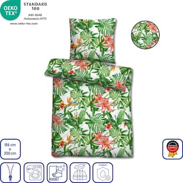 Draps de lit en microfibre seersucker 155 x 220 + 80 x 80 cm en pack de 4