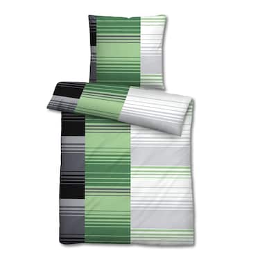 Draps de lit en microfibre seersucker 155 x 220 + 80 x 80 cm en pack de 4