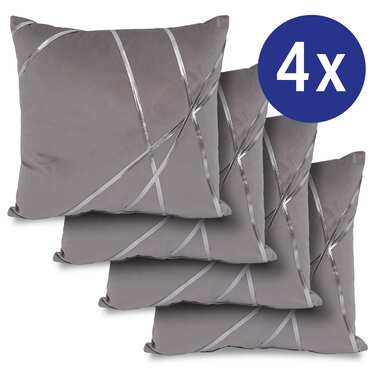 Koristetyyny moon silver 45 x 45 cm