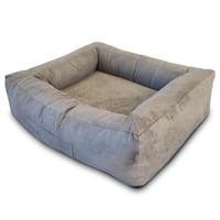 Petzzz lit ergonomique pour chats et chiens Ortho S 75 x 65 x 22 cm avec coussin intérieur amovible avec face été et hiver