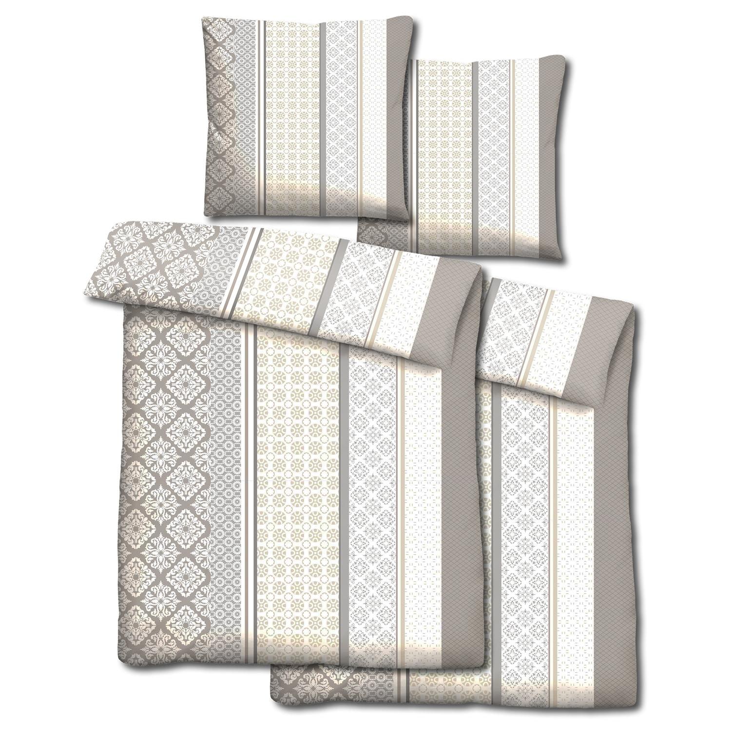 Divvietīgs iepakojums CloudComfort Basic mikrošķiedras gultasveļa bēšs 155 x 220 + 80 x 80 cm