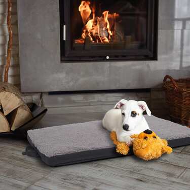 Petzzz tapis ergonomique pour animaux domestiques Diva M 80 x 55 x 5 cm, pliable, antidérapant