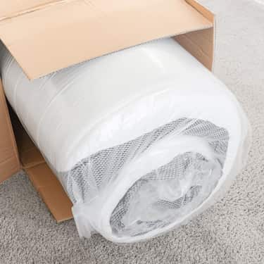 Matelas mousse confort K10 90 x 200 cm, hauteur 10 cm, degré de fermeté H3 + CloudComfort Basic set de lit en microfibre 135 x 200 cm + 80 x 80 cm