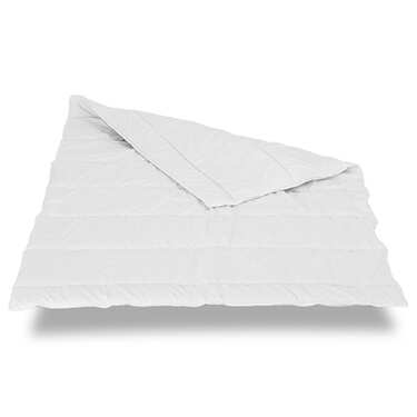 135 x 200 cm couette microfibre toute l'année, poids de remplissage : env. 700 g, extra légère + housse de couette Setex pour personnes allergiques, Encasing 135 x 200 cm