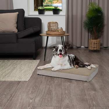 100 x 70 x 10 cm de flocons de gel Tapis pour chien taille L avec couverture amovible
