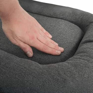 80 x 55 x 10 cm Petzzz coussin pour chien anthracite taille M