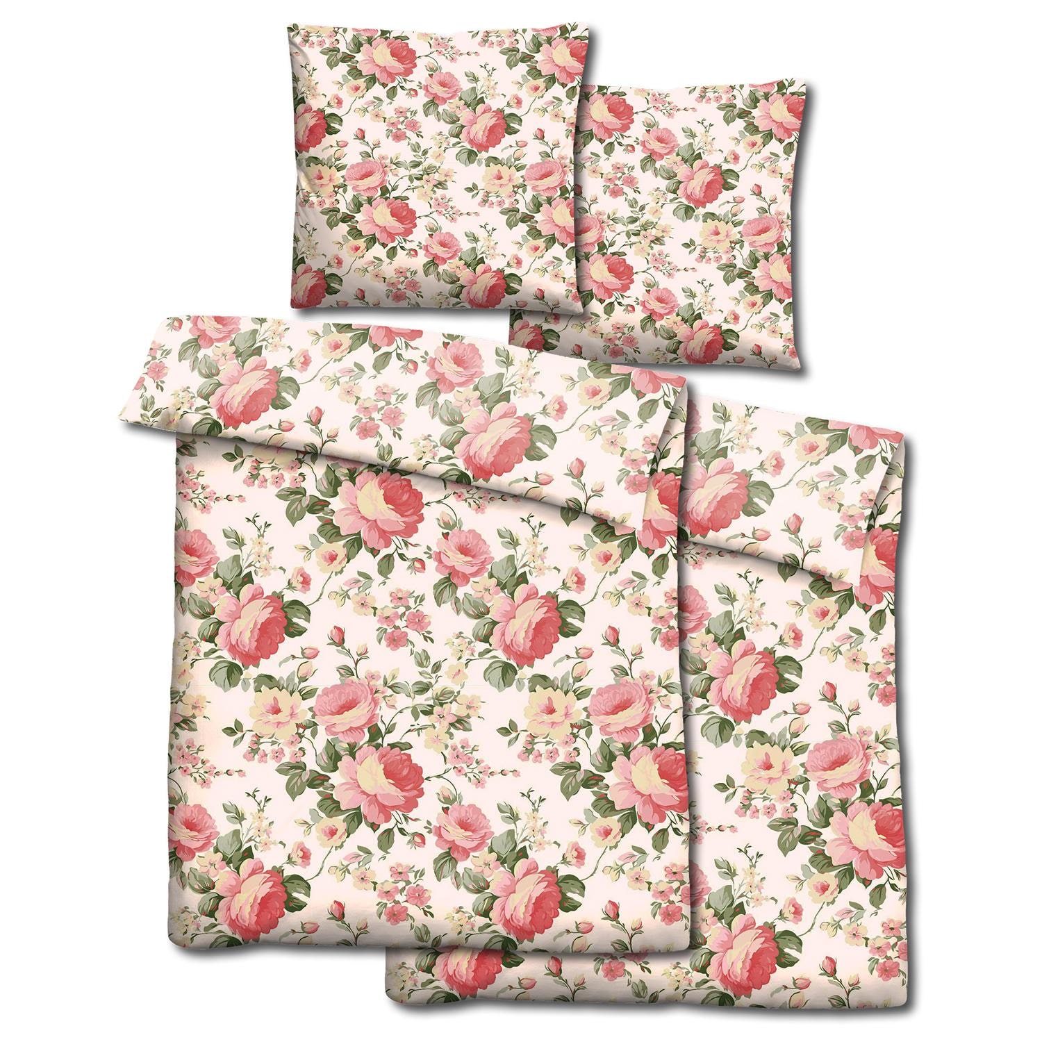 Divvietīgs iepakojums CloudComfort Basic mikrošķiedras gultasveļa Camelie 135 x 200 + 80 x 80 cm