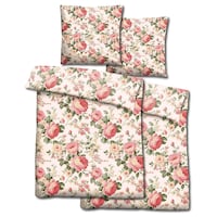 Lot de deux draps en microfibre CloudComfort Basic Camelie 135 x 200 + 80 x 80 cm