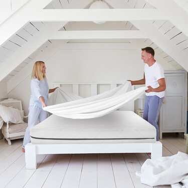 Matelas à ressorts ensachés 7 zones Sleezzz Superior 100 x 200 cm, hauteur 17 cm, degré de fermeté H2/H3