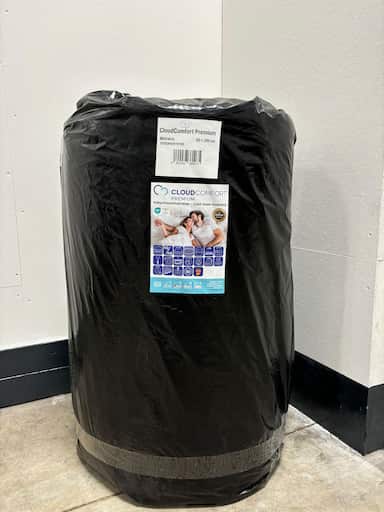 Verkkopalautus CloudComfort Premium kylmävaahtomuovipatja 80 x 200 cm, korkeus 15 cm, kovuusluokka H2/H3.