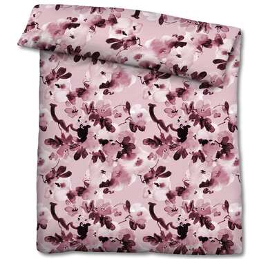 Lot de deux draps de lit en castor 155 x 220 cm + 80 x 80 cm