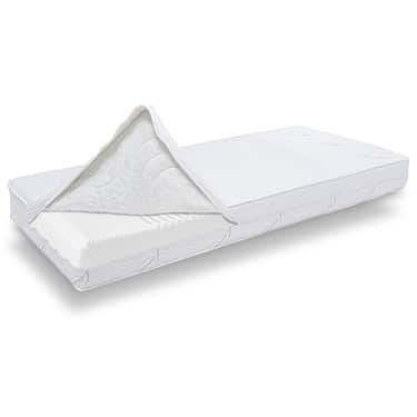 Matelas ergonomique en mousse froide Supportho Lavender 90 x 200 cm, hauteur 18 cm, degré de fermeté H2/H3 + surmatelas / surmatelas 90 x 200 cm