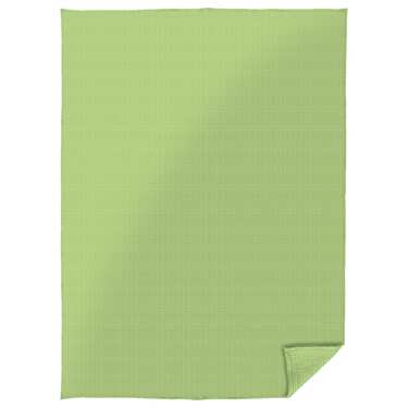 Couverture en coton piqué gaufré vert clair 130 x 180 cm
