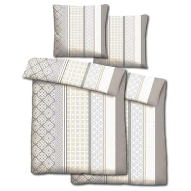 Lot de deux draps en microfibre CloudComfort Basic beige 135 x 200 + 80 x 80 cm