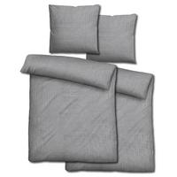 Lot de deux parures de lit Sleezzz® mousseline grise 135 x 200 cm + 80 x 80 cm