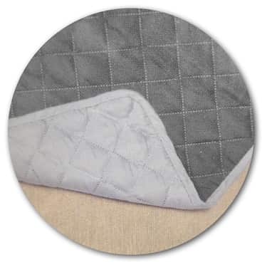 Sohvanpäällinen yksipaikkainen / nojatuoli harmaa / antrasiitti 50 x 191 cm + 2 x 50 x 55 cm 