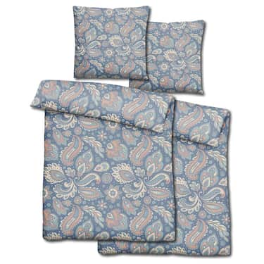 Lot de deux draps en microfibre CloudComfort Basic paisley 155 x 220 + 80 x 80 cm