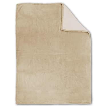 150 x 200 cm couverture d'intérieur douillette en polyester imitation fourrure d'agneau