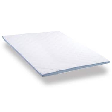 Surmatelas en mousse froide CloudComfort Cool 200 x 200 cm H2/H3, hauteur 7 cm, degré de fermeté H2/H3, surmatelas 7 zones avec face été et hiver