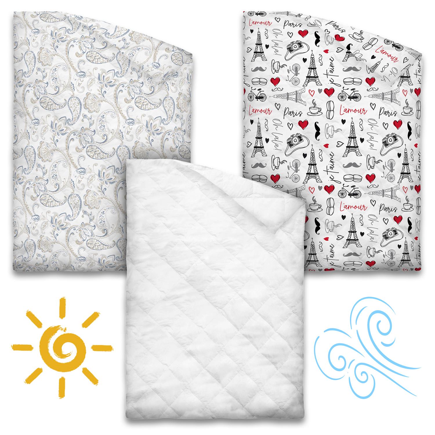 Légères, aérées, pour un sommeil de rêve : découvrez nos couettes d'été en microfibre !