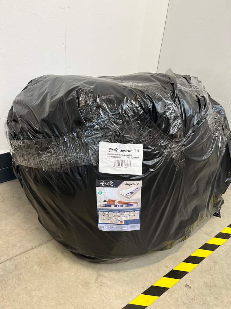 Retour en ligne du matelas à ressorts ensachés Sleezzz Superior 160 x 200 cm, hauteur 18 cm, niveau de fermeté H3