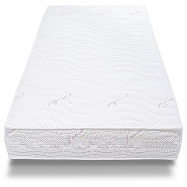 Matelas ergonomique en mousse froide Supportho Lavender 90 x 200 cm, hauteur 18 cm, degré de fermeté H2/H3 + surmatelas / surmatelas 90 x 200 cm