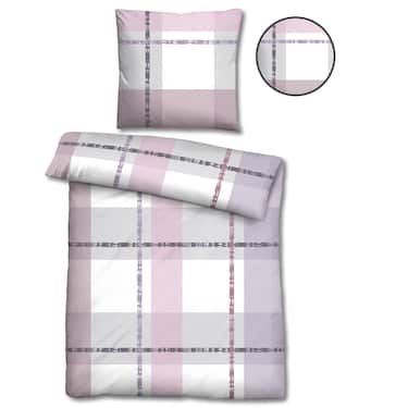 Kahden hengen pakkaus Castell Renforcé vuodevaatteita 135 x 200 cm + 80 x 80 cm.