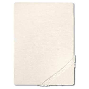 Castell Drap-housse Microfibre jersey interlock champagne 90 x 190 - 100 x 200 cm