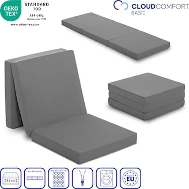 CloudComfort Basic Matelas pliant 65 x 190 cm