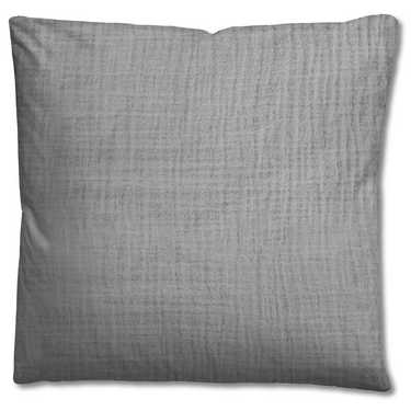 Lot de deux parures de lit Sleezzz® mousseline grise 135 x 200 cm + 80 x 80 cm