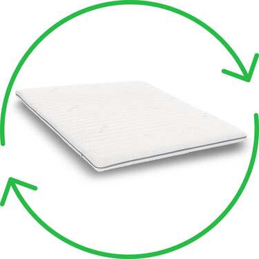 Online returnering af koldskumstæppe Supportho Premium-tæppe 160 x 200 cm H3, højde 9 cm, hårdhedsgrad H3 med antibakterielt betræk