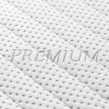 Topper en mousse froide Supportho Premium Topper 80 x 200 cm H3, hauteur 9 cm, degré de fermeté H3 avec housse antibactérienne