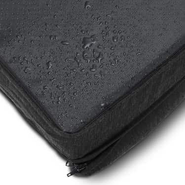 80 x 55 x 23 cm Lit orthopédique pour chien avec dossier taille M