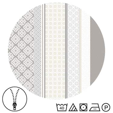 CloudComfort Basic microfibre linge de lit beige 135 x 200 + 80 x 80 cm