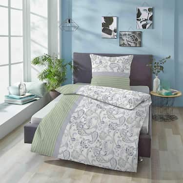 Lot de deux draps en microfibre Castell 135 x 200 + 80 x 80 cm