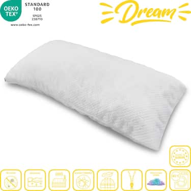 Oreiller viscoélastique de soutien de la nuque Dream 40 x 80 cm Oreiller viscoélastique de soutien de la nuque Dream 40 x 80 cm