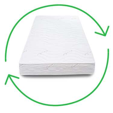 Matelas ergonomique en mousse froide Supportho Lavender 90 x 200 cm, hauteur 18 cm, degré de fermeté H2/H3