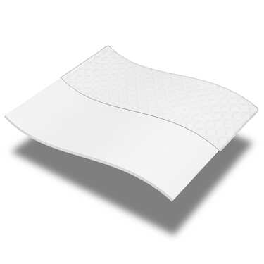 Topper en mousse confort T6 200 x 200 cm, hauteur 6 cm, degré de fermeté H3
