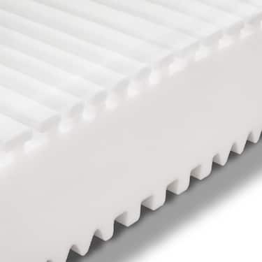 7-vyöhykkeinen Sleezzz Superior -patja 90 x 200 cm, korkeus 21 cm, lujuusaste H3/H4.