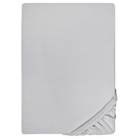 Smidigt lakan mikrofiber interlock jersey silvergrå 90 x 190 - 100 x 200 cm